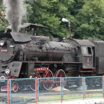 Lokomotywa pod parą – fot. PolandMFA